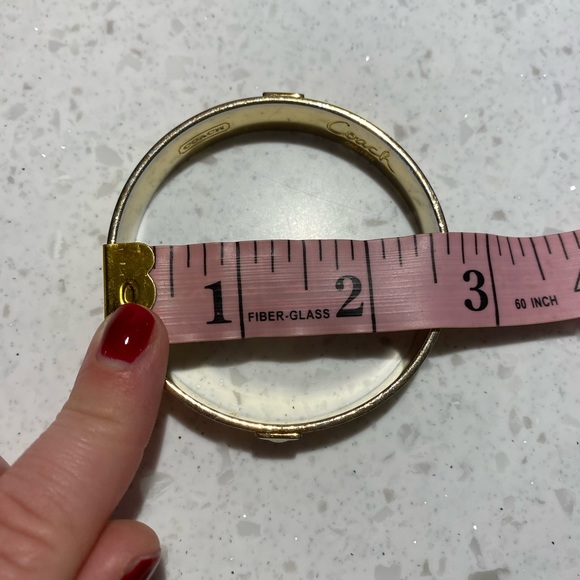COACH 1/2" Signature Bangle in Gold - Picture 8 of 8